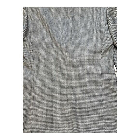 Hickey Freeman Diplomat Sample Sport Coat 40LG Houndstooth Wool Blazer USA Made - Picture 10 of 16
